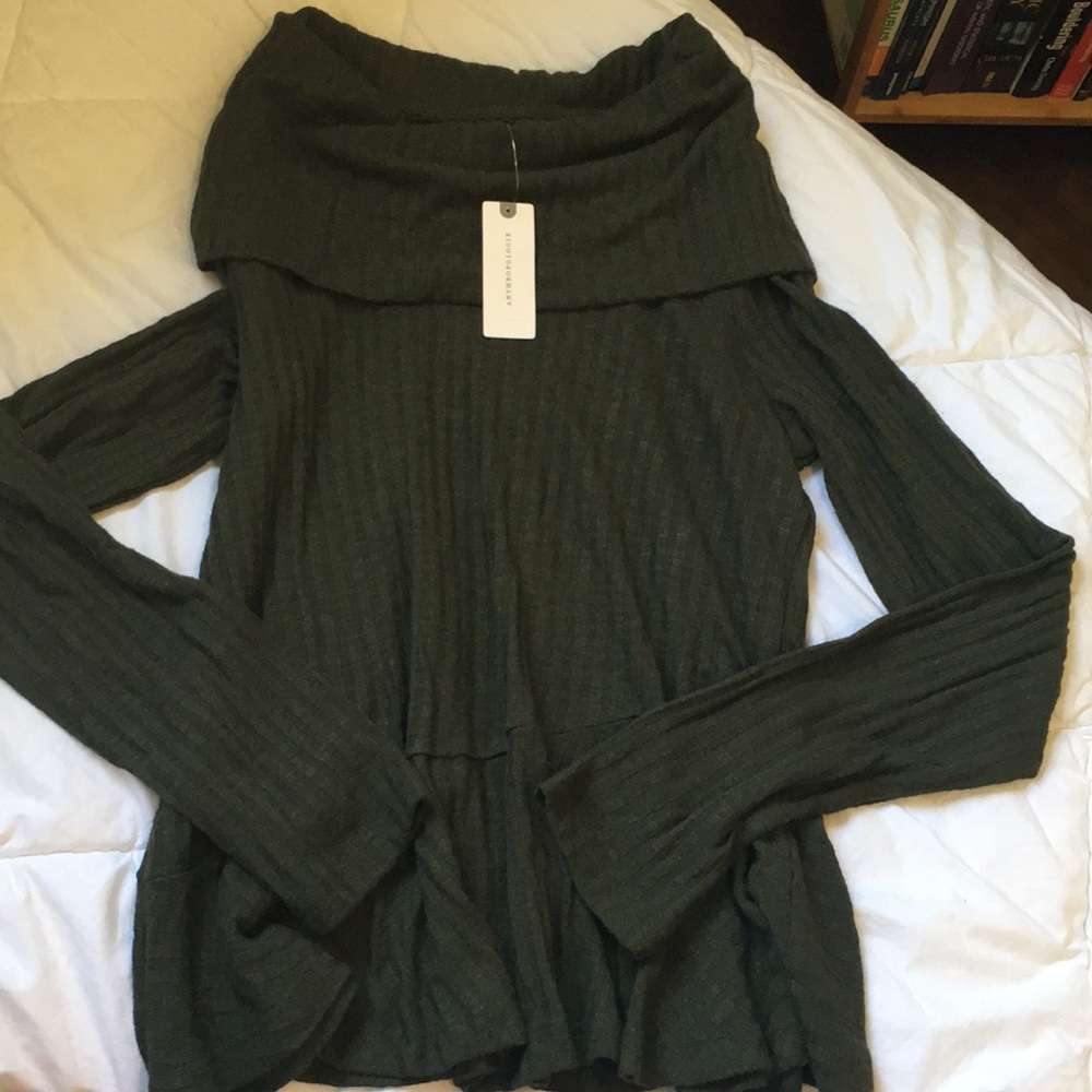 Anthropologie cowl neck shirt